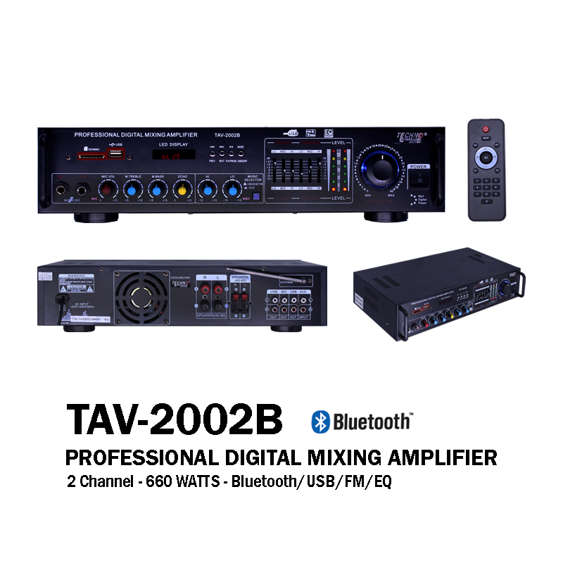 Techno Tamashi TAV-2002B Karaoke Amplifier
