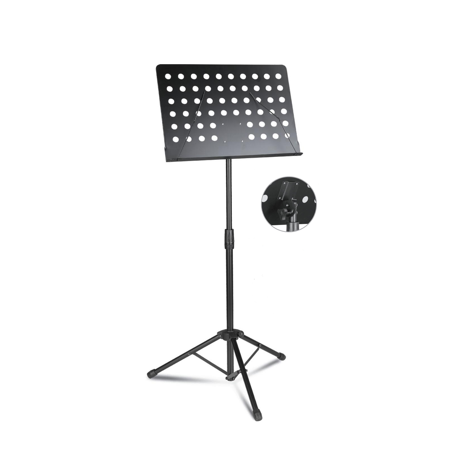 Techno Tamashi A-516 Professional Metal Music Stand (Black)
