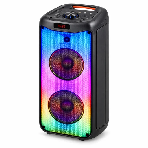 Techno Tamashi NDR-1008 Rechargeable Bluetooth Party Speaker (8’X2)