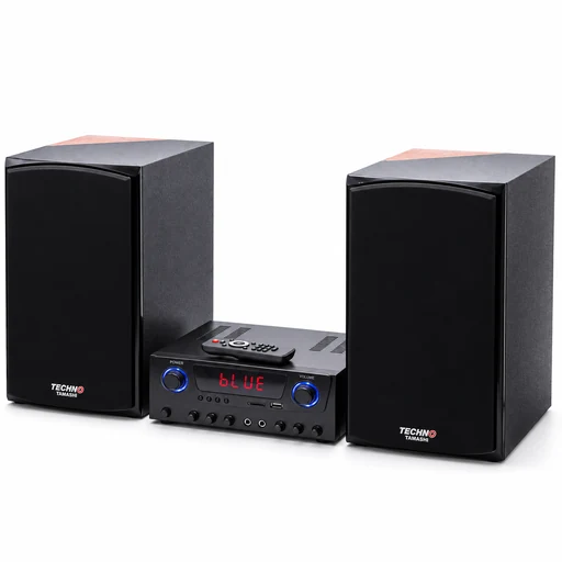 Techno Tamashi TVS-262 6″ Bookshelf Speaker with Amplifier